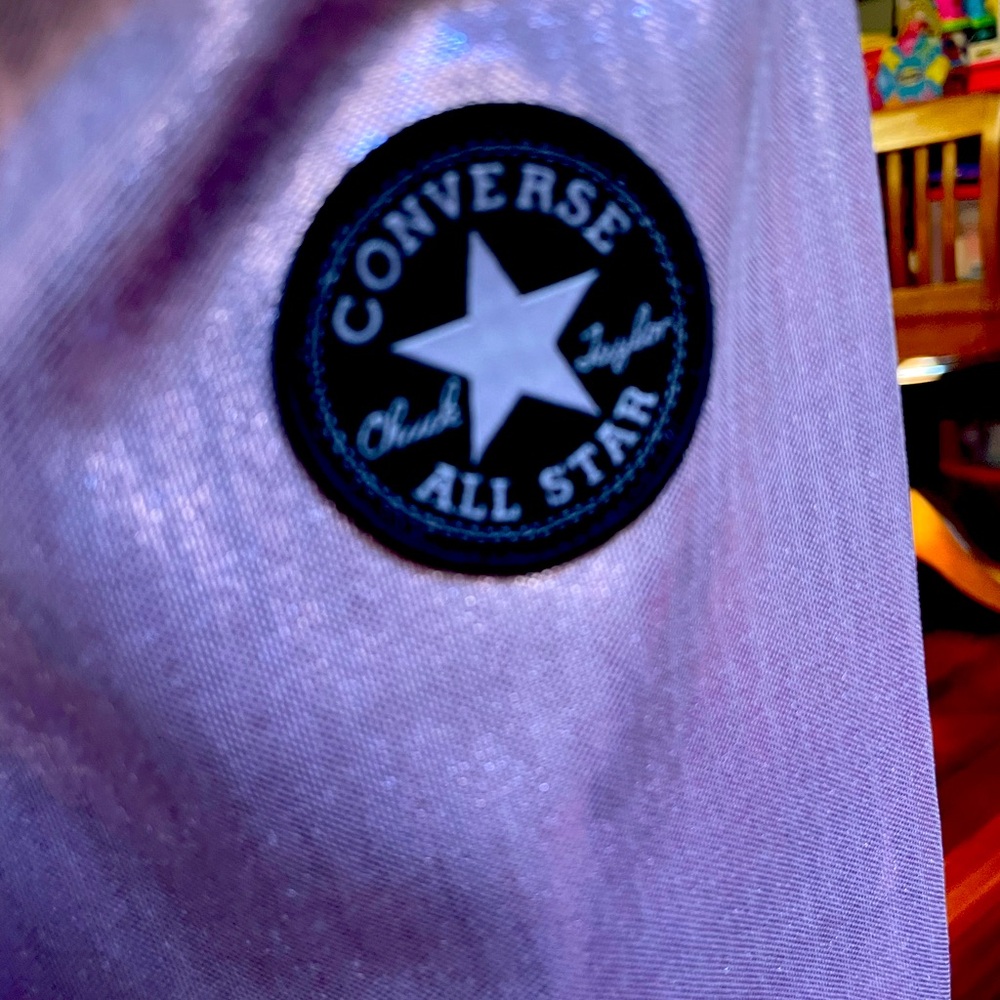 CONVERSE 2 PIECE PINK OUTFIT WORN ONCE TOP SIZE LARGE PANTS SIZE XL SUPERCUTE ! - Picture 7 of 11